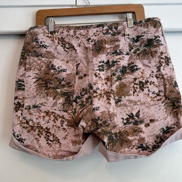 Pilcro Pink and Green Women Shorts - Picture 6 of 6